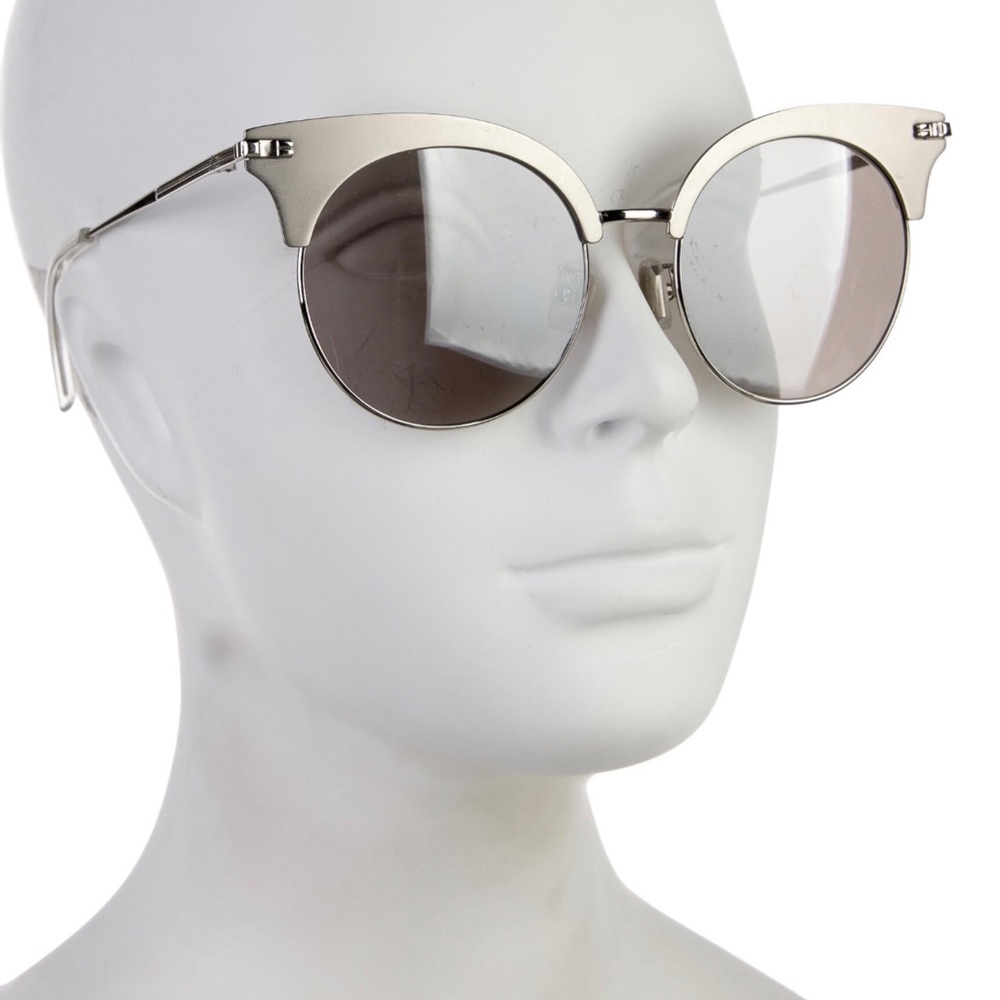 ❤️ Boucheron Paris Wayfarer Mirrored Sunglasses Silver/Gray ❤️ F5